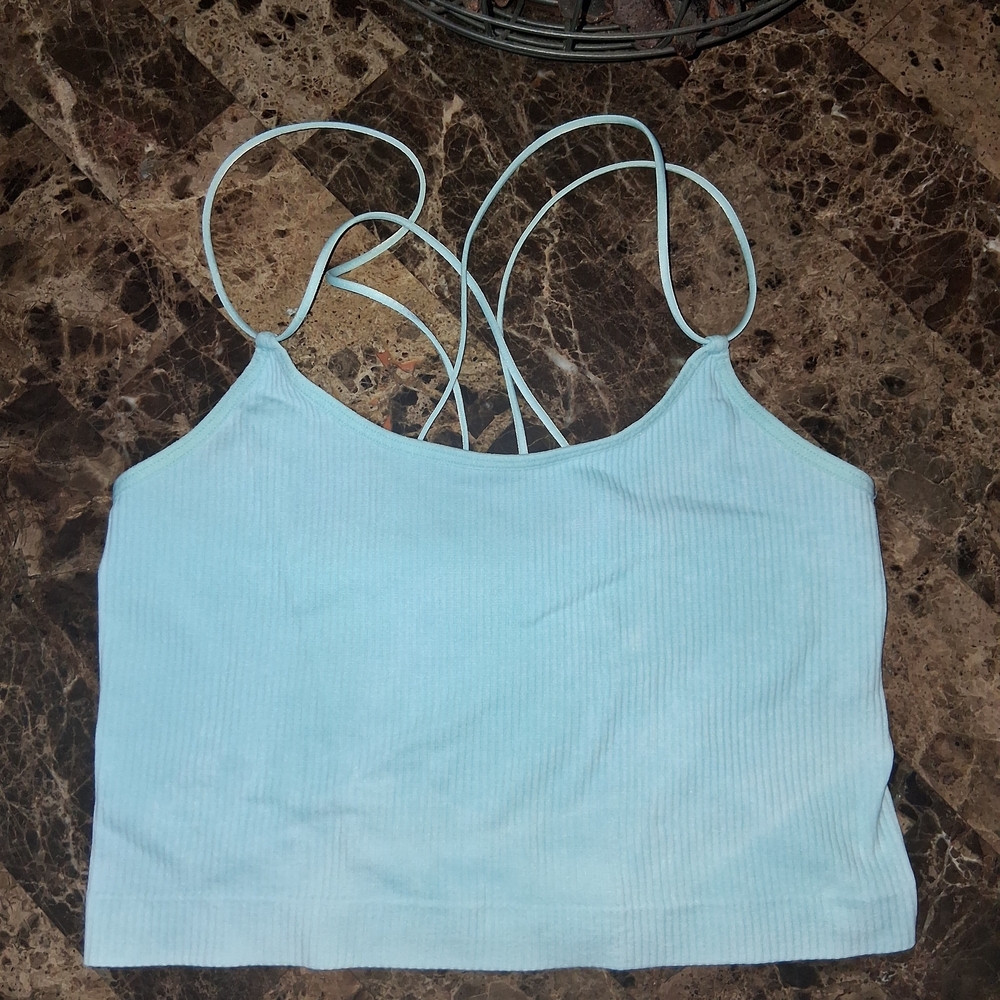 Kohl's Light Mint Green Strappy Bra